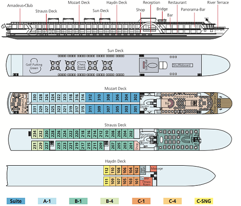 Amadeus Diamond Amadeus Diamond deck plan